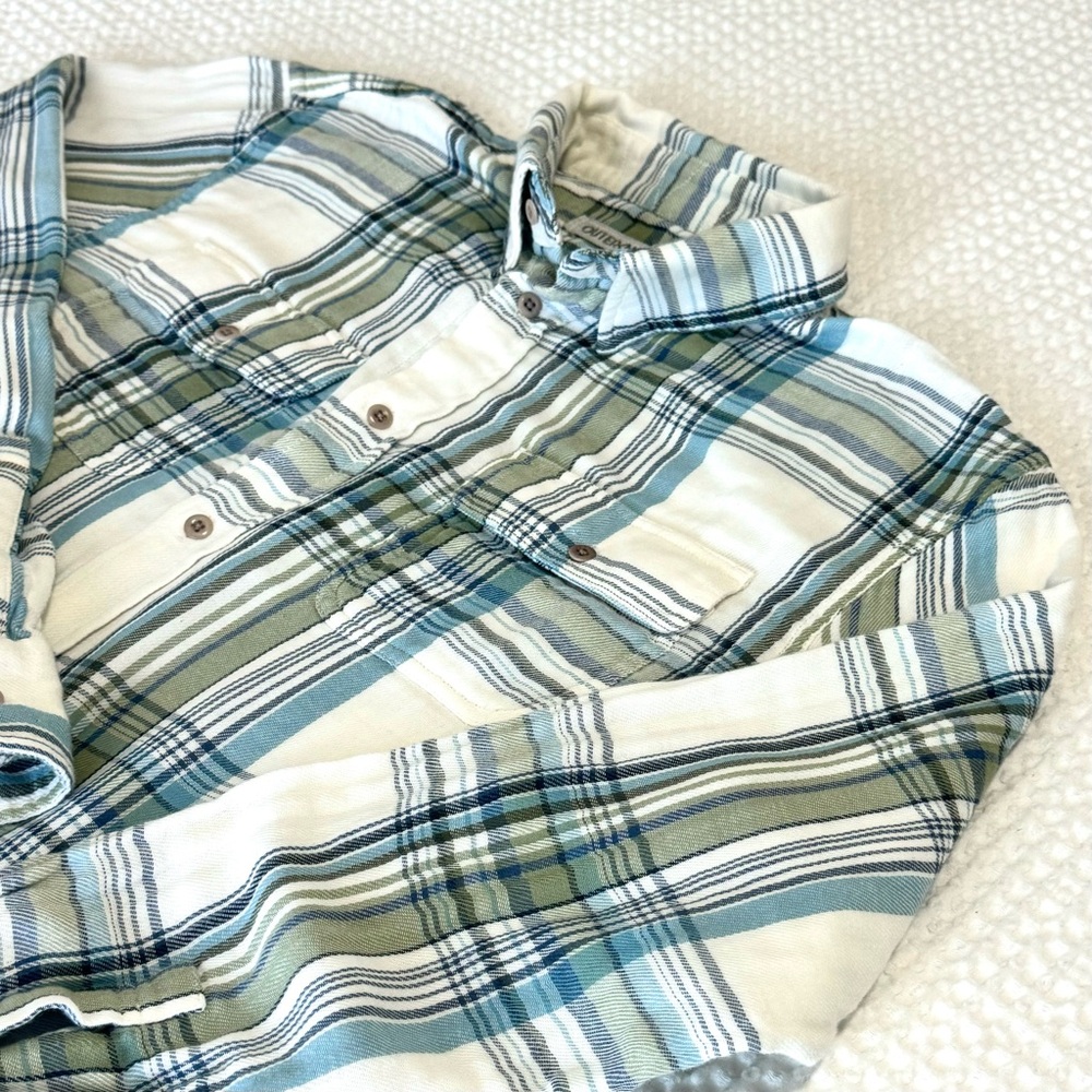 Outerknown Slow Down Shirt - UNIQUE Double Gauze fabric - Men’s Medium